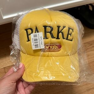 PARKE Yellow Embroidered Baseball Cap - Unbranded